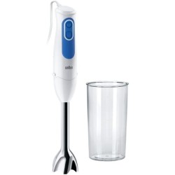 Mixeur plongeant BRAUN MQ3000WH Smoothie Plus - Pied mixeur Blanc et B