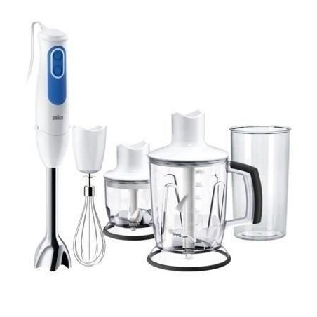 Mixeur plongeant - BRAUN - MQ3045WH Aperitive - MultiQuick 3 avec 2 ha