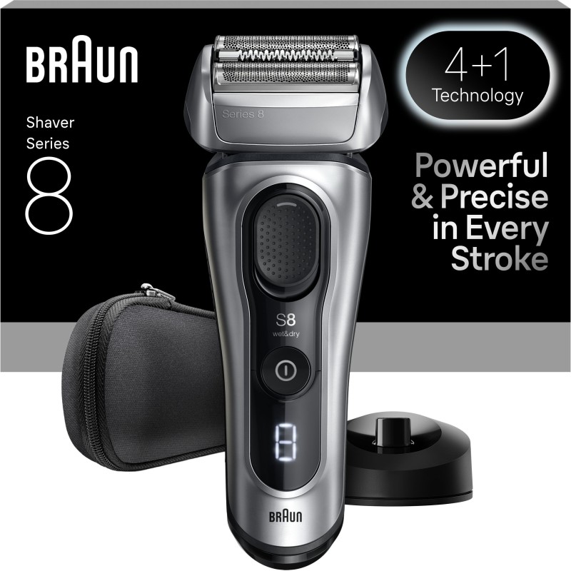 Rasoir électrique BRAUN Series 8 - Noir - Autonomie 60 minutes - Char Rasoir électrique BRAUN Series 8 - Noir - Autonomie 60 minutes - Char