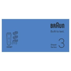 Rasoir électrique BRAUN Series 3 - Noir - Autonomie 30 minutes - Char