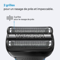 Tete de rasoir BRAUN Series 3 - 2 grilles - 100 % fabriqué en Allemag