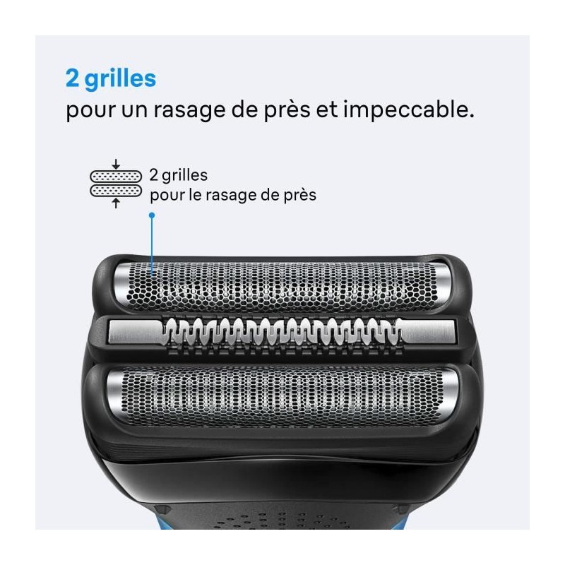 Tete de rasoir BRAUN Series 3 - 2 grilles - 100 % fabriqué en Allemag Tete de rasoir BRAUN Series 3 - 2 grilles - 100 % fabriqué en Allemag