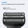 Tete de rasoir BRAUN Series 3 - 2 grilles - 100 % fabriqué en Allemag