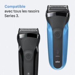 Tete de rasoir BRAUN Series 3 - 2 grilles - 100 % fabriqué en Allemag