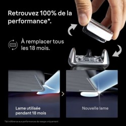 Tete de rasoir BRAUN Series 8 - 4+1 éléments - 100 % fabriqué en Al