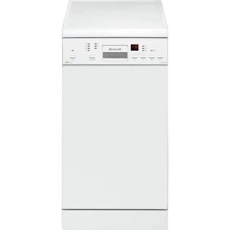 Lave-vaisselle pose libre BRANDT DFS1010W - 10 couverts - Induction -