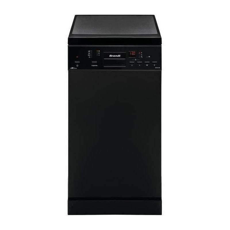 Lave-vaisselle pose libre BRANDT DFS1010B - 10 couverts - Induction -