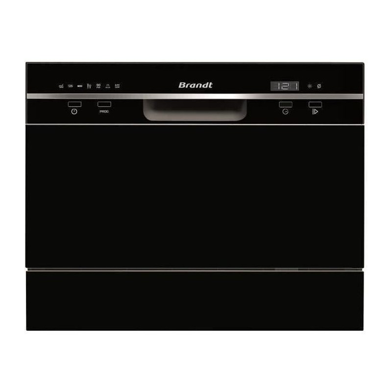 Lave-vaisselle compact pose libre BRANDT DFC6519B - Induction - 6 couv Lave-vaisselle compact pose libre BRANDT DFC6519B - Induction - 6 couv