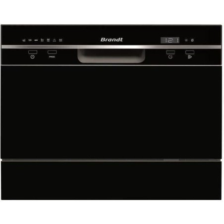 Lave-vaisselle compact pose libre BRANDT DFC6519B - Induction - 6 couv