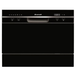 Lave-vaisselle compact pose libre BRANDT DFC6519B - Induction - 6 couv