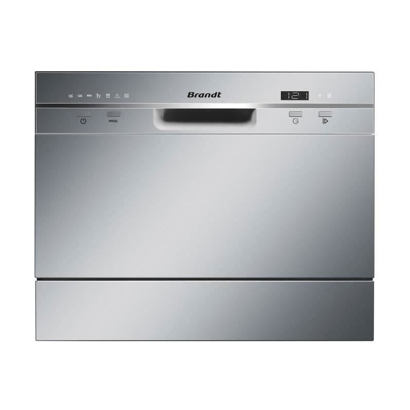 Lave-vaisselle compact pose libre BRANDT DFC6519S - Induction - 6 couv Lave-vaisselle compact pose libre BRANDT DFC6519S - Induction - 6 couv