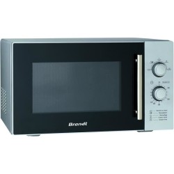 Micro-ondes monofonction pose libre BRANDT SM 2602S silver - 26 L - 90