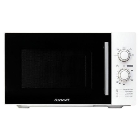 Micro-ondes monofonction BRANDT SM2602W - Blanc - 26 L - 5 niveaux de