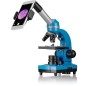 Microscope étudiant BIOLUX SEL - BRESSER JUNIOR - grossissement 40x-1600x - kit d'expérimentation - bleu