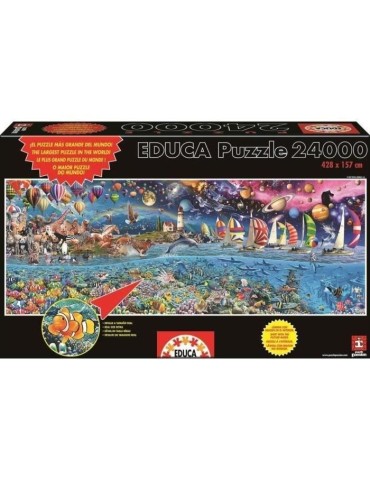 Puzzle La Vie 24000 Pieces - EDUCA - Tableaux et peintures - Multicolore - Adulte