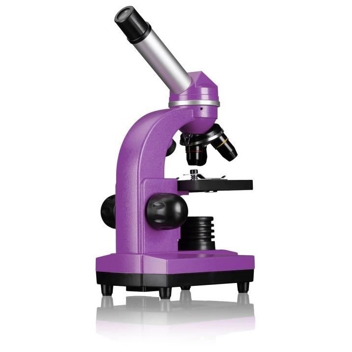 Microscope étudiant BIOLUX SEL - BRESSER JUNIOR - grossissement 40x-1600x - kit d'expérimentation - violet Microscope étudiant BIOLUX SEL - BRESSER JUNIOR - grossissement 40x-1600x - kit d'expérimentation - violet