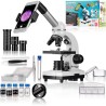 Microscope Biolux SEL avec systeme de zoom, grossissement 40x-1600x, s