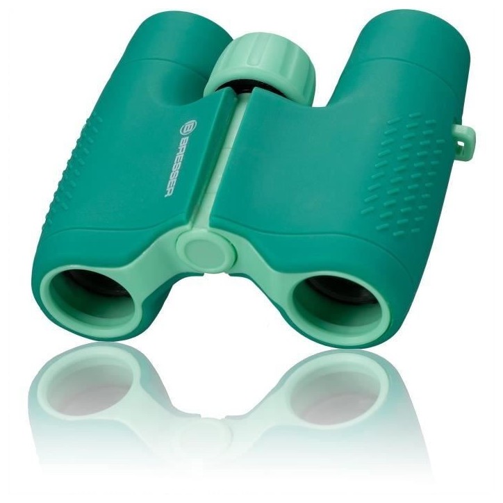 Jumelles pour enfants robustes - BRESSER JUNIOR - ergonomiques - agrandissement 6x - vert