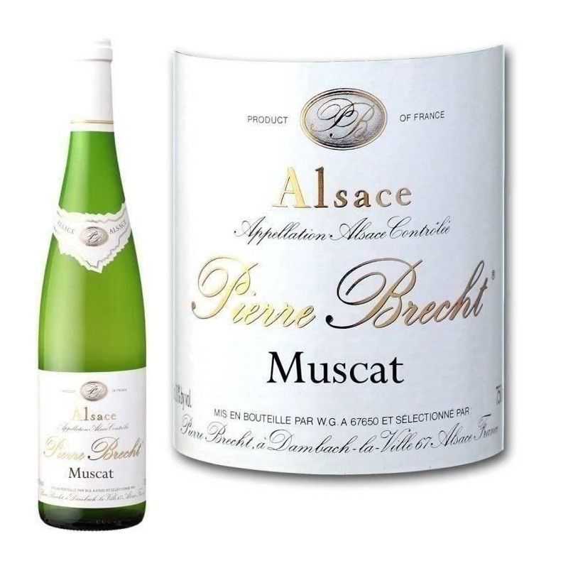 Pierre Brecht Muscat - Vin blanc d'Alsace 2023 Pierre Brecht Muscat - Vin blanc d'Alsace 2023