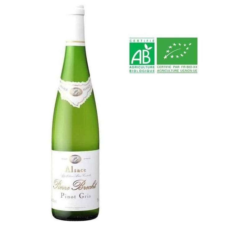 Pierre Brecht 2023 Pinot Gris Réserve - Vin blanc d'Alsace