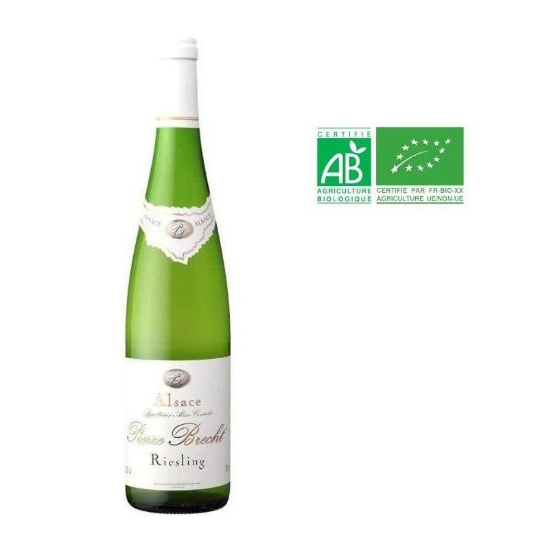 Vin blanc d'Alsace Pierre Brecht 2023 Riesling - Bio Vin blanc d'Alsace Pierre Brecht 2023 Riesling - Bio