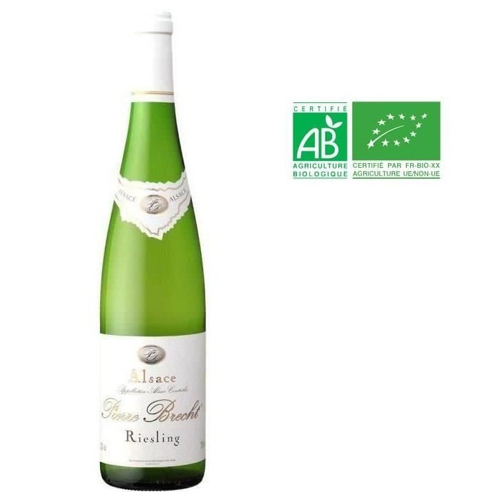 Vin blanc d'Alsace Pierre Brecht 2023 Riesling - Bio Vin blanc d'Alsace Pierre Brecht 2023 Riesling - Bio