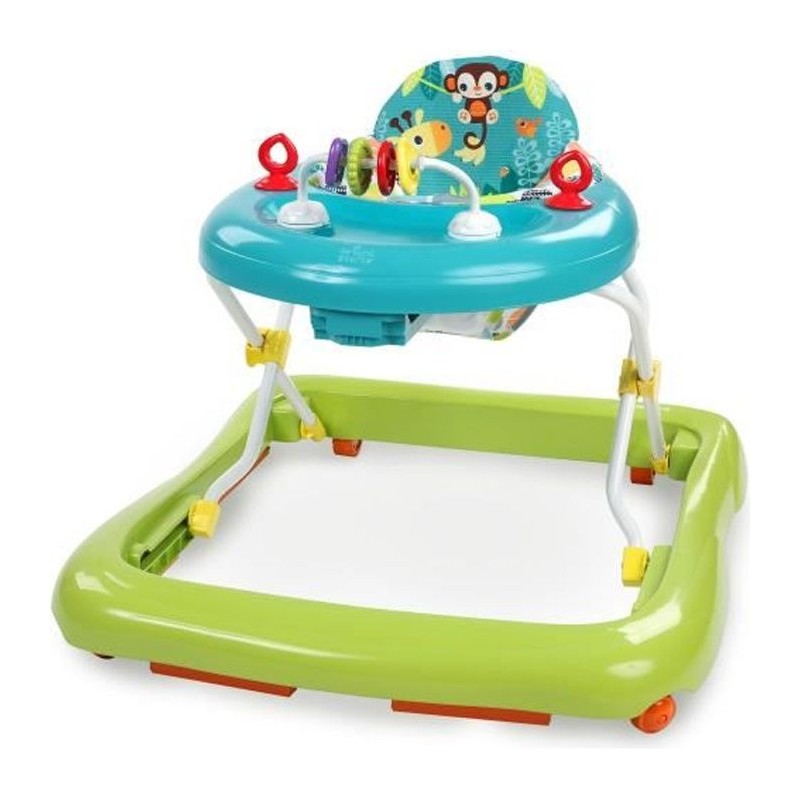 BRIGHT STARTS Trotteur bébé pliable- Safari- Jouets interactifs, Hau BRIGHT STARTS Trotteur bébé pliable- Safari- Jouets interactifs, Hau