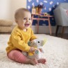 BRIGHT STARTS Jouet bébé, peluche doudou, veilleuse, éléphant Hug-