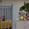 BRIGHT STARTS Jouet bébé, peluche doudou, veilleuse, éléphant Hug-