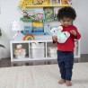 BRIGHT STARTS Jouet bébé, peluche doudou, veilleuse, éléphant Hug-