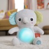BRIGHT STARTS Jouet bébé, peluche doudou, veilleuse, éléphant Hug-