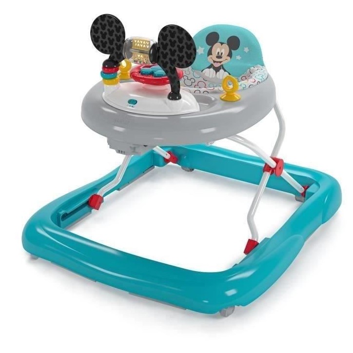 DISNEY BABY - MICKEY - Trotteur bébé évolutif et pliable 2-en-1 Jouet d'éveil amovible intégré, Cadeau Noel bébé DISNEY BABY - MICKEY - Trotteur bébé évolutif et pliable 2-en-1 Jouet d'éveil amovible intégré, Cadeau Noel bébé