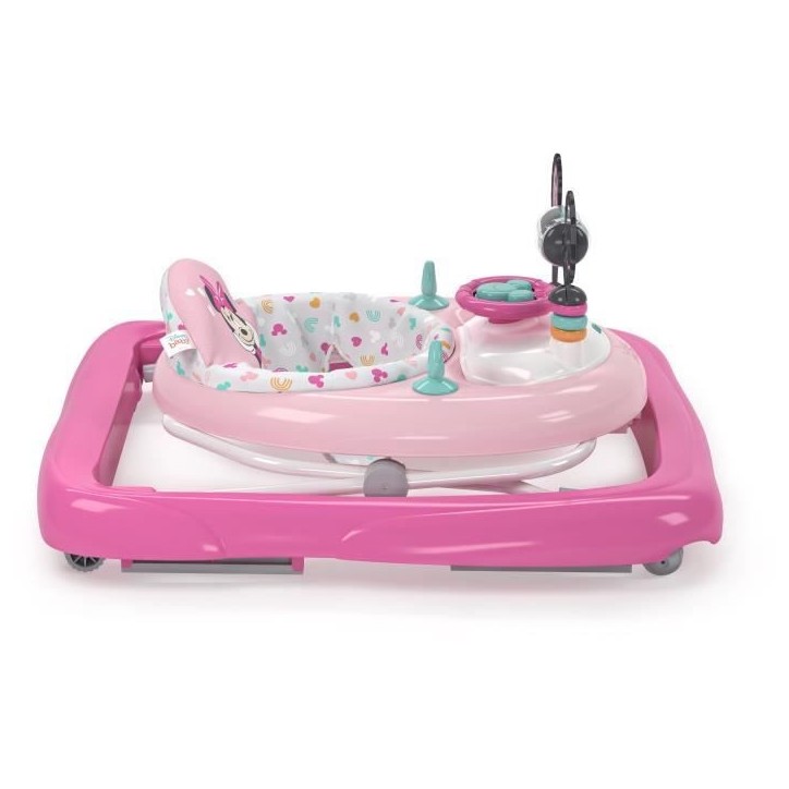 DISNEY BABY -MINNIE-Trotteur bébé fille évolutif et pliable 2-en-1 Avec jouet d'éveil amovible intégré, Cadeau Noel bébé DISNEY BABY -MINNIE-Trotteur bébé fille évolutif et pliable 2-en-1 Avec jouet d'éveil amovible intégré, Cadeau Noel bébé