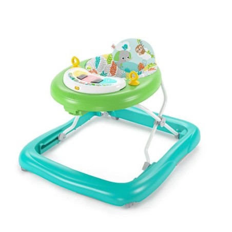 BRIGHT STARTS Trotteur bébé pliable 2 en 1 - Animaux de la Jungle, M