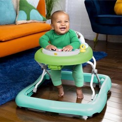 BRIGHT STARTS Trotteur bébé pliable 2 en 1 - Animaux de la Jungle, M
