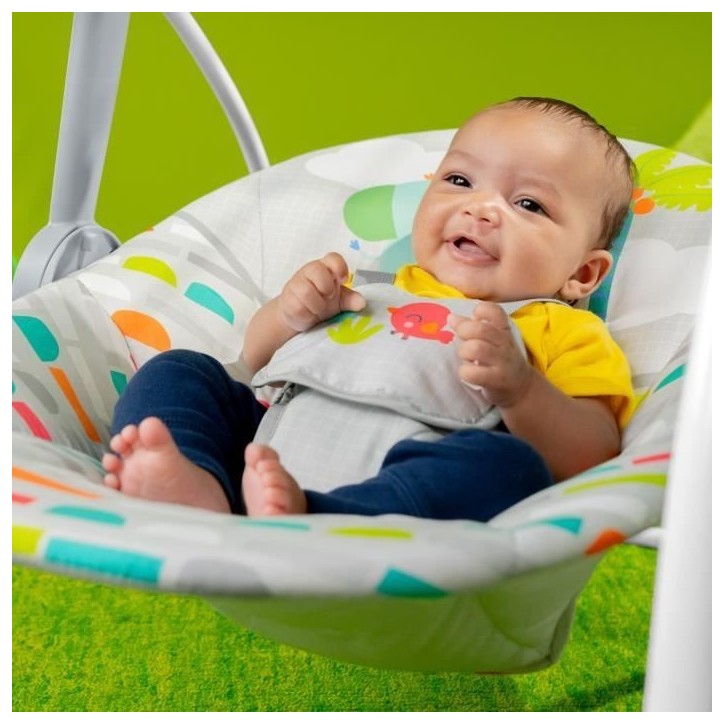 BRIGHT STARTS Transat bébé Balancelle électrique pliable – Animaux, 6 vitesses balancement, Cadeau Noel bébé BRIGHT STARTS Transat bébé Balancelle électrique pliable – Animaux, 6 vitesses balancement, Cadeau Noel bébé