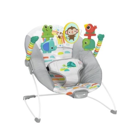 BRIGHT STARTS Transat pour bébé Animaux, Vibrations apaisantes, Arch