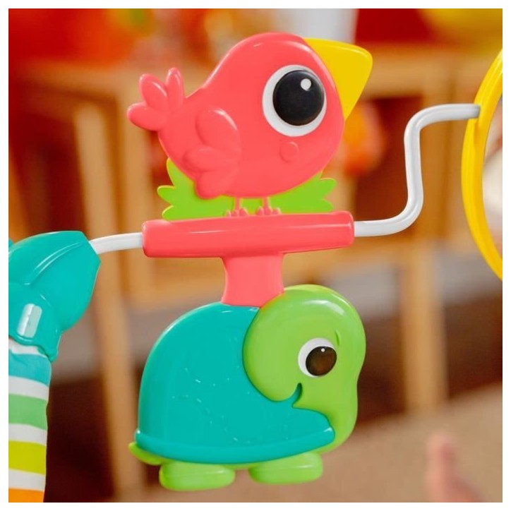 BRIGHT STARTS Transat pour bébé Animaux, Vibrations apaisantes, Arche d'éveil avec jouets interactifs, Cadeau Noel bébé BRIGHT STARTS Transat pour bébé Animaux, Vibrations apaisantes, Arche d'éveil avec jouets interactifs, Cadeau Noel bébé