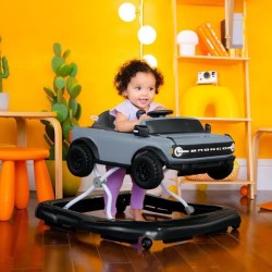 BRIGHT STARTS Trotteur et pousseur Voiture Ford Bronco 4-en-1, jouet d