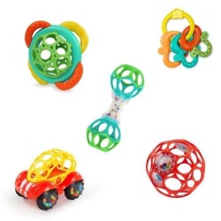 BRIGHT STARTS Coffret cadeau naissance bébé, bapteme, Noel, 0 a 24 m
