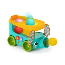 BRIGHT STARS Bus safari Elephant, lanceur et tobogan a balles a partir