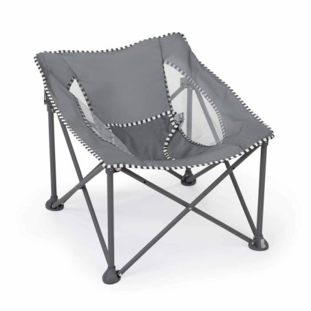 BRIGHT STARS Transat bébé pliable Gris Pop 'N Chill, pare soleil SPF