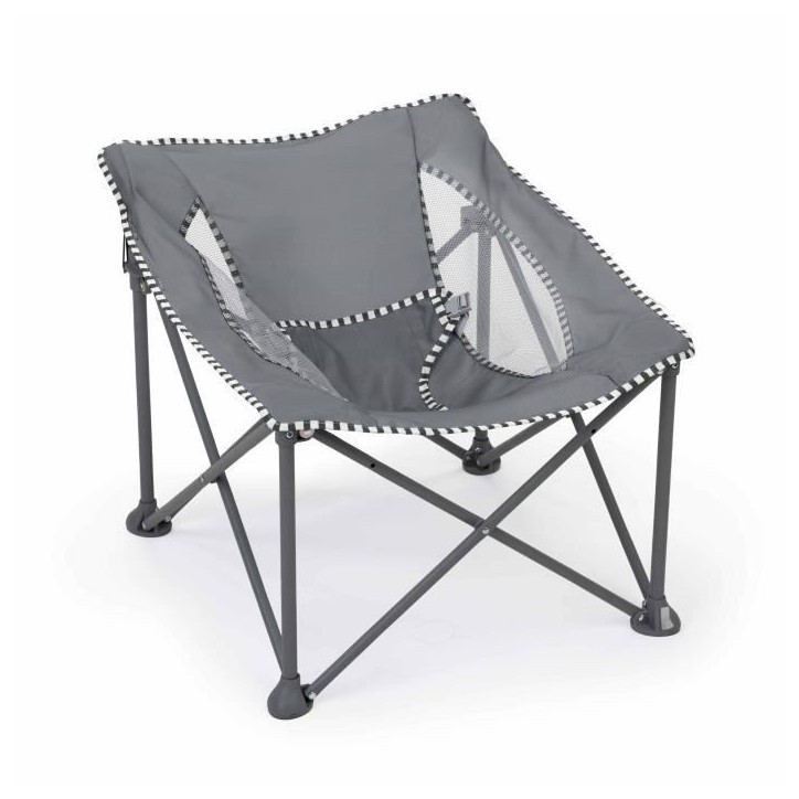 BRIGHT STARS Transat bébé pliable Gris Pop 'N Chill, pare soleil SPF +50 et sac de transport inclus BRIGHT STARS Transat bébé pliable Gris Pop 'N Chill, pare soleil SPF +50 et sac de transport inclus