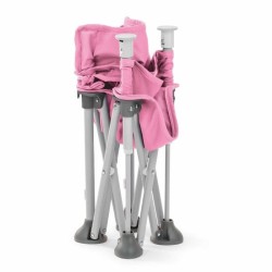 BRIGHT STARS Rehausseur de chaise, Rose, pliable, nomade, de voyage, L