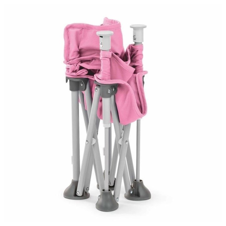 BRIGHT STARS Rehausseur de chaise, Rose, pliable, nomade, de voyage, Léger et facile a nettoyer, Sac de transport inclus BRIGHT STARS Rehausseur de chaise, Rose, pliable, nomade, de voyage, Léger et facile a nettoyer, Sac de transport inclus