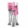BRIGHT STARS Rehausseur de chaise, Rose, pliable, nomade, de voyage, L