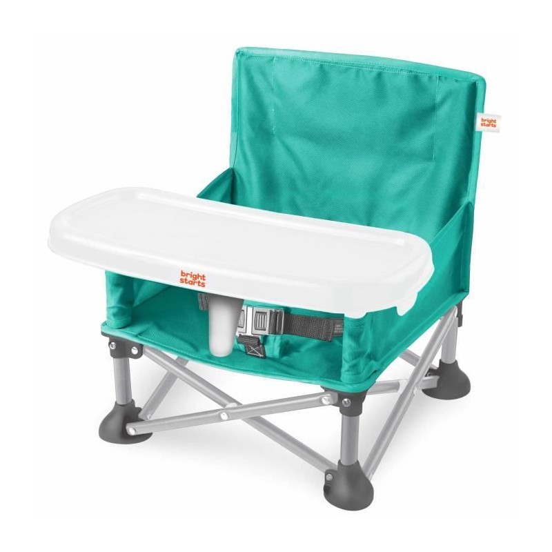 BRIGHT STARS Rehausseur de chaise fille, Vert, pliable, nomade, de voy BRIGHT STARS Rehausseur de chaise fille, Vert, pliable, nomade, de voy