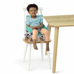 BRIGHT STARS Rehausseur de chaise fille, Vert, pliable, nomade, de voy