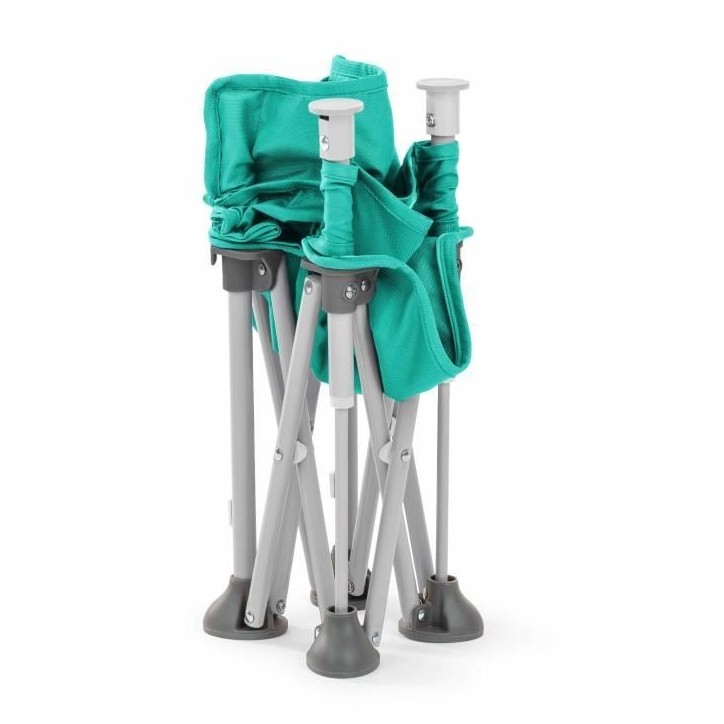 BRIGHT STARS Rehausseur de chaise fille, Vert, pliable, nomade, de voyage, Léger et facile a nettoyer, Sac de transport inclus BRIGHT STARS Rehausseur de chaise fille, Vert, pliable, nomade, de voyage, Léger et facile a nettoyer, Sac de transport inclus