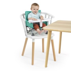 BRIGHT STARS Rehausseur de chaise fille, Vert, pliable, nomade, de voy